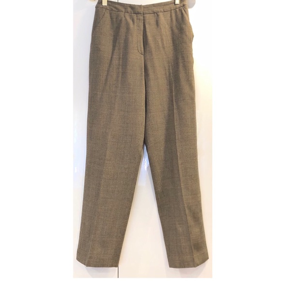 Vintage Dana Buchman Petite Houndstooth High Waisted Pants - Picture 2 of 4